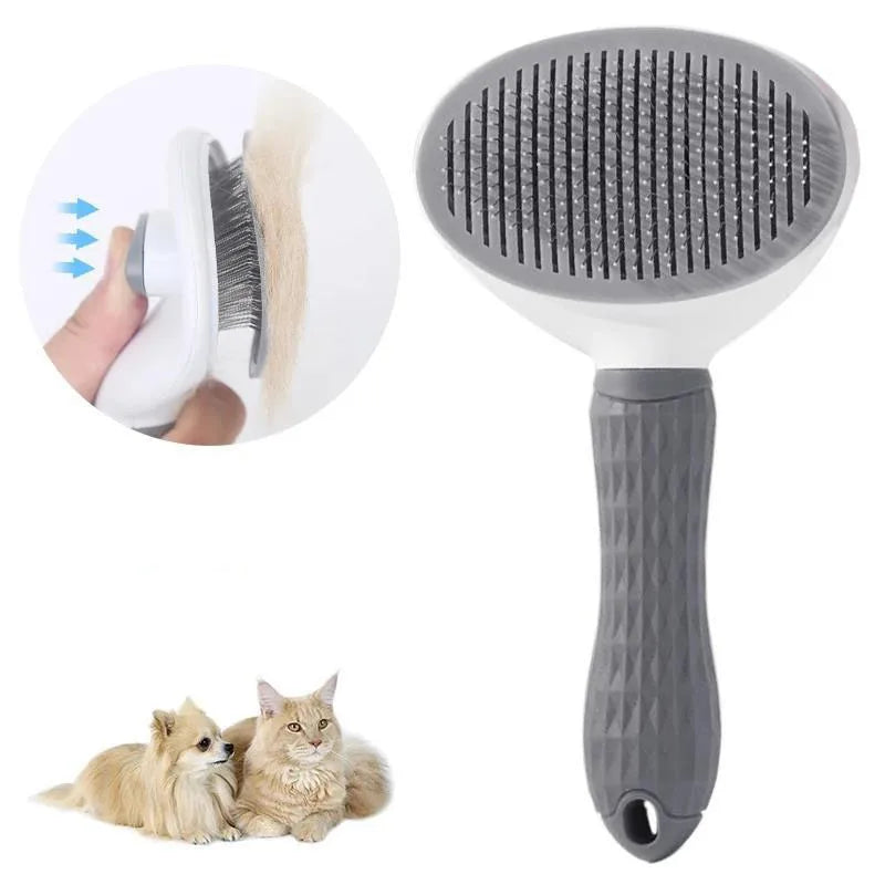 Pet Patrol™ Stainless Steel Hair Remover Brush